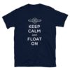 Funny Onewheel Shirt - Retro Vintage Distressed Keep Calm And Float On Onewheel Gift Shirt