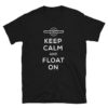 Funny Onewheel Shirt - Retro Vintage Distressed Keep Calm And Float On Onewheel Gift Shirt - Image 2
