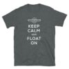 Funny Onewheel Shirt - Retro Vintage Distressed Keep Calm And Float On Onewheel Gift Shirt - Image 3
