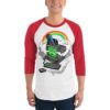 Main frame meltdown 3/4 sleeve raglan shirt - Image 4