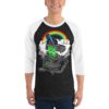 Main frame meltdown 3/4 sleeve raglan shirt - Image 5